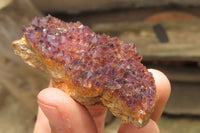 Natural Amethystos Amethyst Specimens x 12 From Kwaggafontein, South Africa