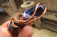 Hand Made Mixed Copper Wire Wrapped Pendants x 6 From South Africa