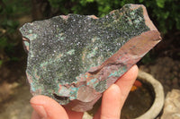 Natural Libethenite Crystals On Dolomite Matrix Specimens x 3 From Shituru, Congo