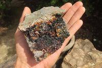 Natural Libethenite Crystals On Dolomite Matrix Specimens x 3 From Shituru, Congo