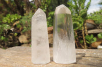 Polished Clear Quartz Crystals x 35 From Madagascar