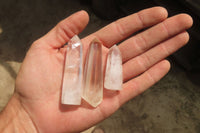 Polished Clear Quartz Crystals x 35 From Madagascar