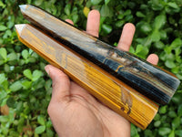 Polished Tiger's Eye Towers x 4 From Prieska, South Africa