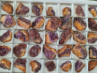 Natural Amethystos Amethyst Plates x 35 From Kwaggafontein, South Africa