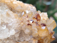 Natural Limonite Quartz Clusters x 3 From Solwezi, Zambia