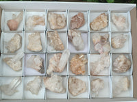 Natural Quartz Clusters x 24 from Madagascar