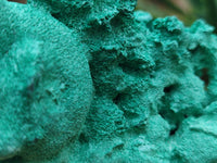 Natural Silky Malachite Specimens x 2 From Kasompe, Congo