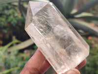 Polished Smokey Quartz Crystal Point-Prisms x 6 From Madagascar