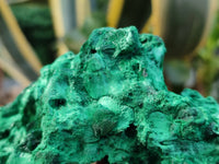 Natural Silky Malachite Specimens x 3 From Kasompe, Congo