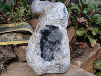 Natural Celestite Geode Specimens x 1 From Sakoany, Madagascar