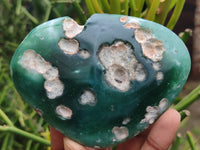 Polished On One Side Emerald Mtorolite Plates x 6 From Mutorashanga, Zimbabwe