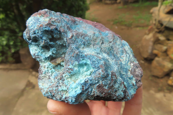 Natural Shattuckite with Chrysocolla & Malachite x 12 from Kaokoveld, Namibia