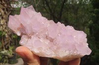 Natural Amethyst Spirit Quartz Clusters x 2 From Boekenhouthoek, South Africa