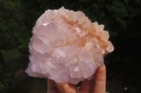 Natural Amethyst Spirit Quartz Clusters x 2 From Boekenhouthoek, South Africa