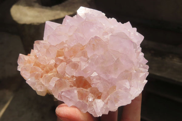 Natural Amethyst Spirit Quartz Clusters x 2 From Boekenhouthoek, South Africa