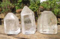 Polished Clear Quartz Points x 6 From Madagascar