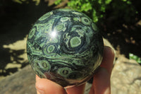 Polished Stromatolite Jasper Spheres x 4 From Madagascar