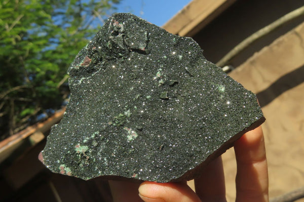 Natural Libethenite Crystals On Dolomite Matrix Specimens x 3 From Shituru, Congo