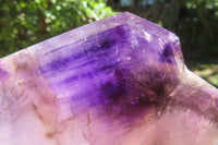 Polished Smokey Amethyst Window Quartz Crystal x 1 From Akansobe, Madagascar