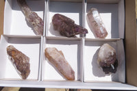 Natural Smokey Amethyst Crystals x 6 From Chiredzi, Zimbabwe