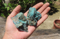 Natural Blue Shattuckite Specimens x "Lot" From Kaokoveld, Namibia