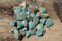 Natural Blue Shattuckite Specimens x "Lot" From Kaokoveld, Namibia