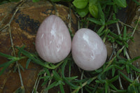 Polished Rose Quartz Eggs - Sold Per Item - From Namibia