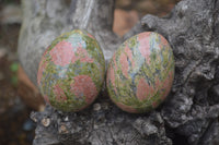 Polished Unakite Eggs - Sold Per Item - From Messina, South Africa