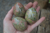 Polished Unakite Eggs - Sold Per Item - From Messina, South Africa