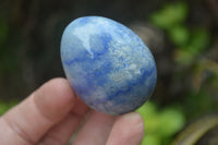 Polished Small Blue Marble Eggs - Sold Per Item - From China