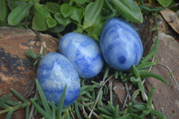 Polished Small Blue Marble Eggs - Sold Per Item - From China