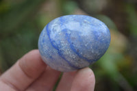 Polished Small Blue Marble Eggs - Sold Per Item - From China