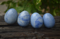 Polished Small Blue Marble Eggs - Sold Per Item - From China