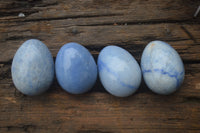 Polished Small Blue Marble Eggs - Sold Per Item - From China