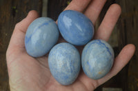 Polished Small Blue Marble Eggs - Sold Per Item - From China