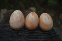 Polished Orange Quartz Gemstone Eggs - Sold Per Item - From Zimbabwe