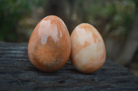 Polished Orange Quartz Gemstone Eggs - Sold Per Item - From Zimbabwe