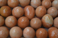 Polished Orange Quartz Gemstone Eggs - Sold Per Item - From Zimbabwe