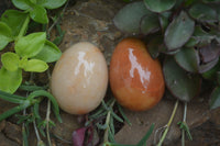 Polished Orange Quartz Gemstone Eggs - Sold Per Item - From Zimbabwe