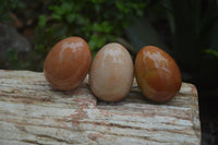 Polished Orange Quartz Gemstone Eggs - Sold Per Item - From Zimbabwe