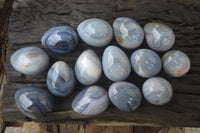 Polished Large Banded Agate Eggs - Sold Per Item - From Madagascar