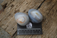 Polished Large Banded Agate Eggs - Sold Per Item - From Madagascar