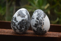 Polished Zebra Marble Eggs - Sold Per Item - From Australia