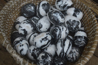 Polished Zebra Marble Eggs - Sold Per Item - From Australia