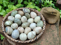 Polished African Banded Butter Jade Eggs - Sold Per Item - From Bronkhorstspruit, South Africa