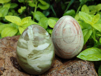 Polished African Banded Butter Jade Eggs - Sold Per Item - From Bronkhorstspruit, South Africa