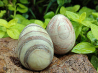 Polished African Banded Butter Jade Eggs - Sold Per Item - From Bronkhorstspruit, South Africa