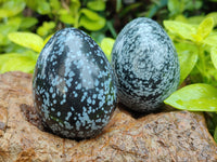 Polished Snowflake Obsidion Gemstone Eggs - Sold Per Item - From Mexico