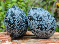 Polished Snowflake Obsidion Gemstone Eggs - Sold Per Item - From Mexico