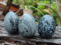 Polished Snowflake Obsidion Gemstone Eggs - Sold Per Item - From Mexico